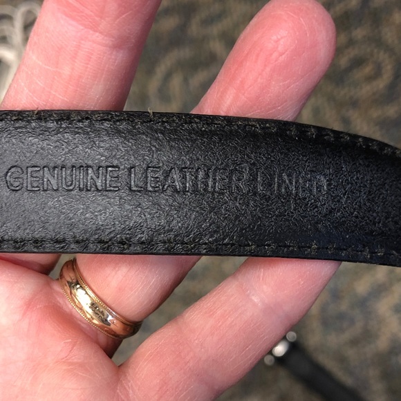 Chic Black Belt with Silver Accent - Picture 3 of 4